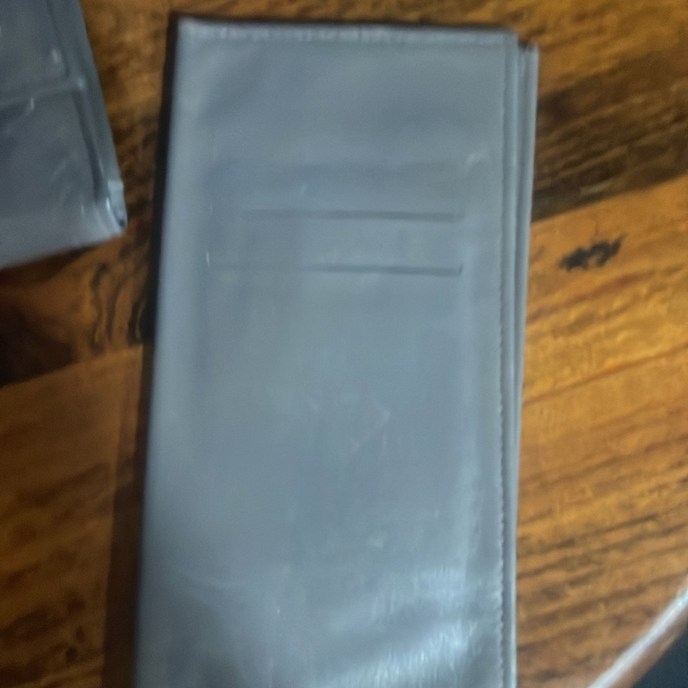 70s Rolfs Gray Leather Wallet - Picture 8 of 9